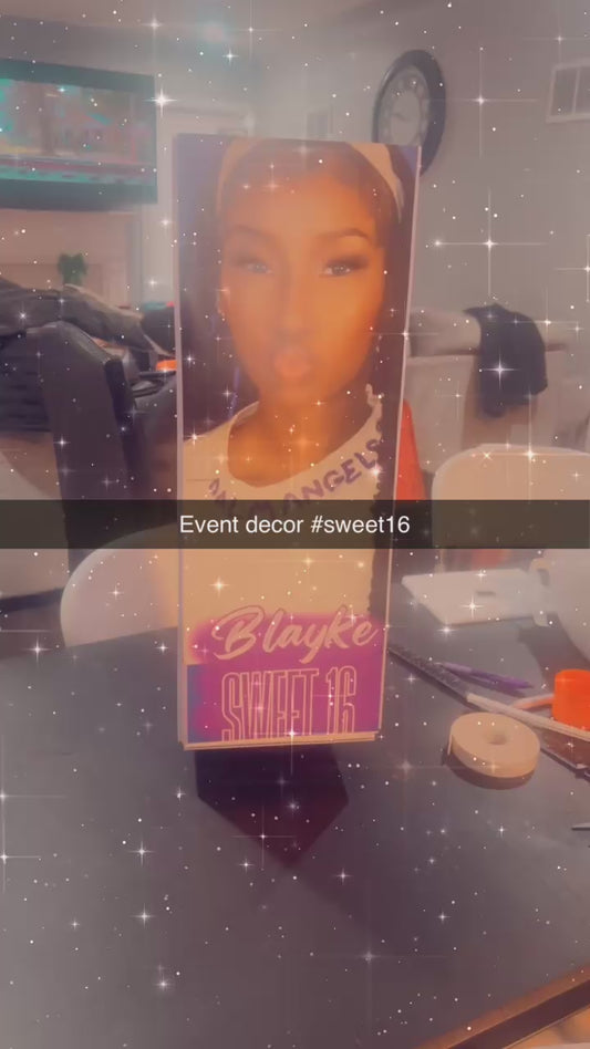 Photo cube Centerpieces 2ft