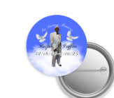 5inch Memorial button